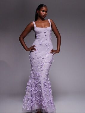 Oh Polly Vasanta Dress in Lilac